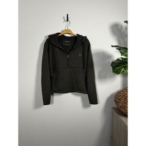 Billabong Adventure Division A/Div‎ Women's Heathered Fleece Half Zip Hoodie, S